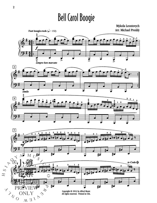 Bell Carol Boogie 耶誕頌歌 | 小雅音樂 Hsiaoya Music