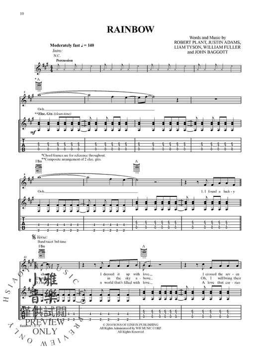 Robert Plant: Lullaby and . . . the Ceaseless Roar 搖籃曲 | 小雅音樂 Hsiaoya Music