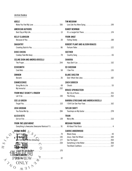 Greatest Hits: The 2000s for Piano Over 40 Modern Pop Favorites 鋼琴 | 小雅音樂 Hsiaoya Music