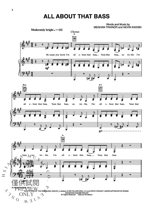 Greatest Hits: The 2000s for Piano Over 40 Modern Pop Favorites 鋼琴 | 小雅音樂 Hsiaoya Music