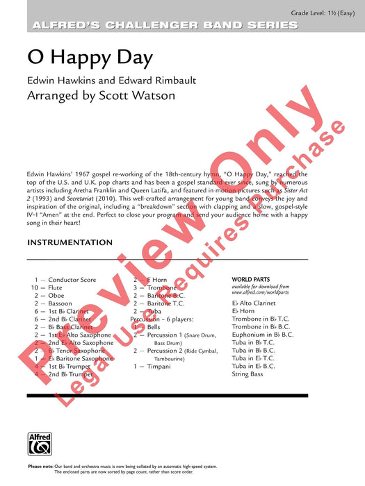 O Happy Day 總譜 | 小雅音樂 Hsiaoya Music