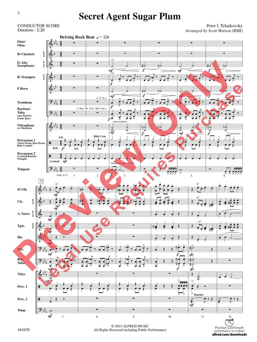 Secret Agent Sugar Plum 柴科夫斯基,彼得 總譜 | 小雅音樂 Hsiaoya Music