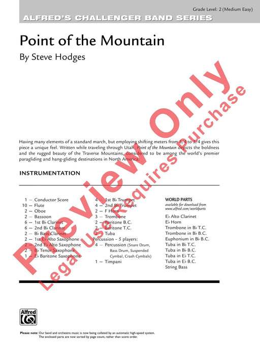 Point of the Mountain 總譜 | 小雅音樂 Hsiaoya Music