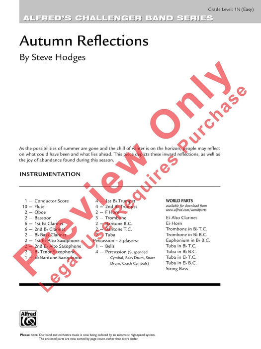 Autumn Reflections 總譜 | 小雅音樂 Hsiaoya Music