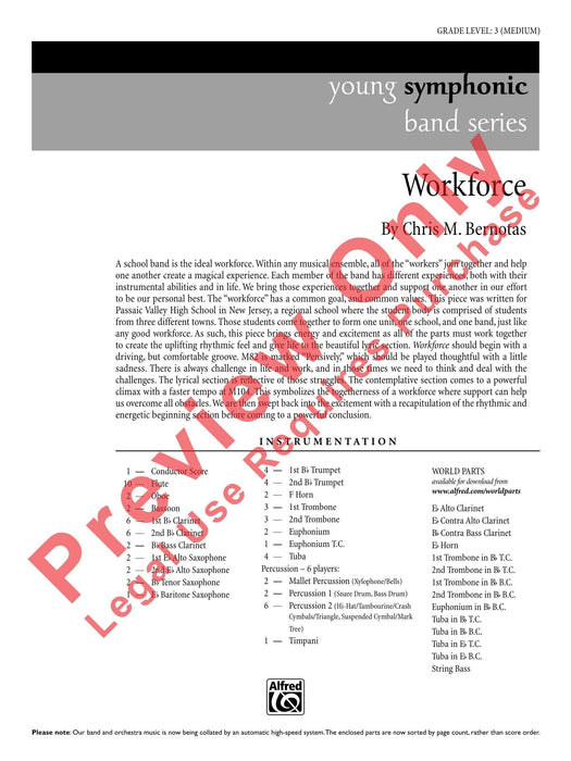 Workforce 總譜 | 小雅音樂 Hsiaoya Music