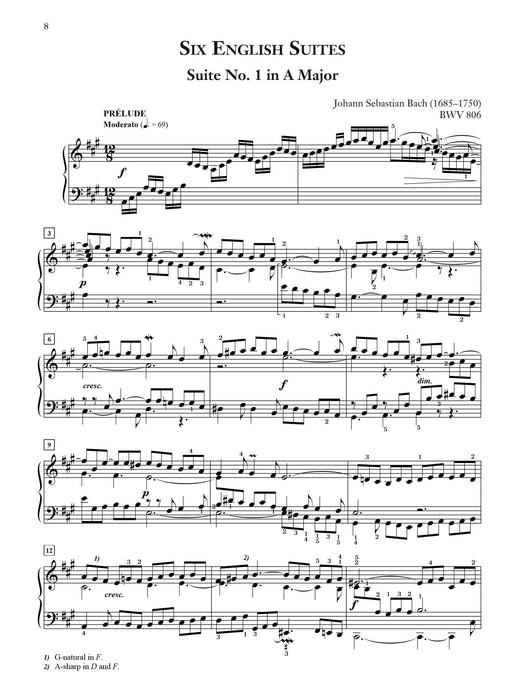 J. S. Bach: Six English Suites, BWV 806--811 巴赫約翰‧瑟巴斯提安 英國組曲 | 小雅音樂 Hsiaoya Music