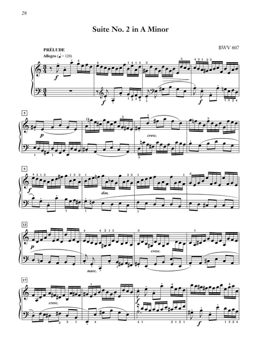 J. S. Bach: Six English Suites, BWV 806--811 巴赫約翰‧瑟巴斯提安 英國組曲 | 小雅音樂 Hsiaoya Music