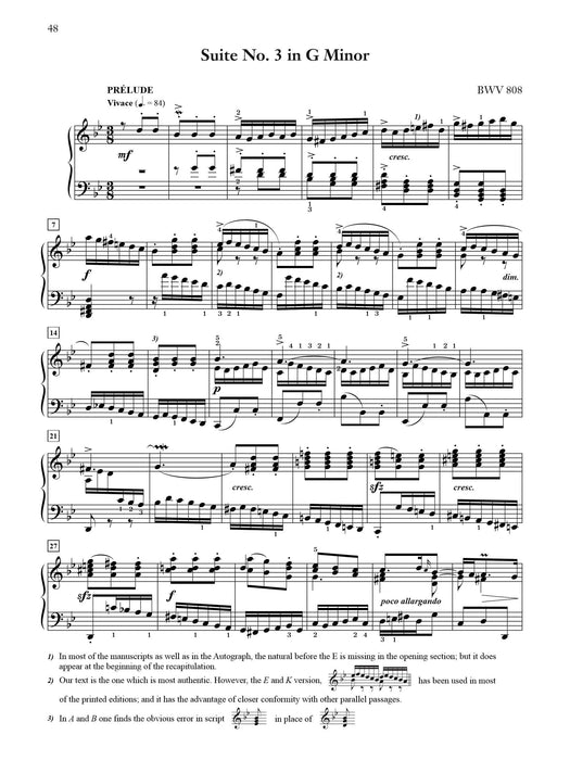 J. S. Bach: Six English Suites, BWV 806--811 巴赫約翰‧瑟巴斯提安 英國組曲 | 小雅音樂 Hsiaoya Music