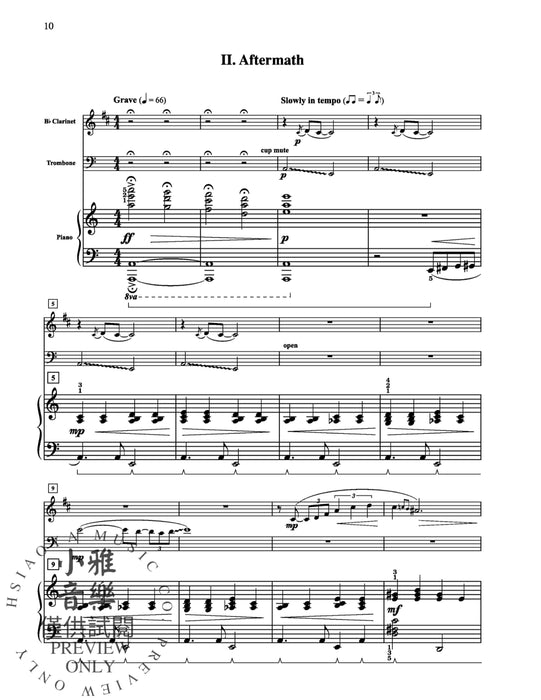 NOLA: A Tribute to New Orleans For B-flat Clarinet, Trombone, and Piano 豎笛 長號 鋼琴 | 小雅音樂 Hsiaoya Music