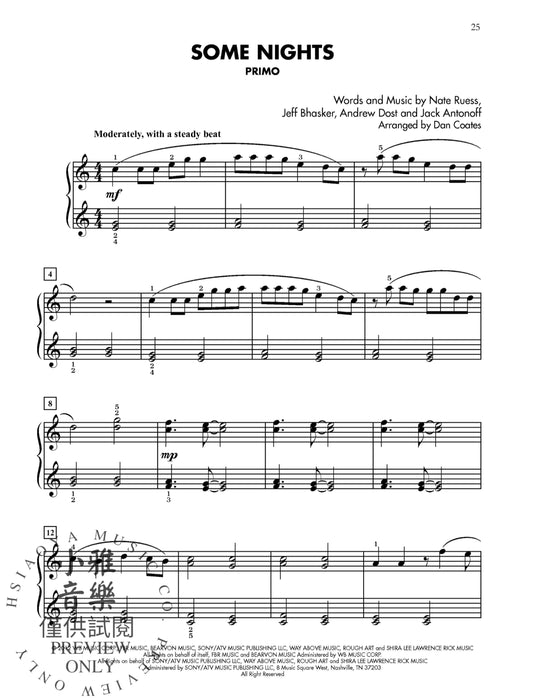 Current Hits for Two, Book 1 6 Graded Duets for Early Intermediate Pianists 二重奏 | 小雅音樂 Hsiaoya Music