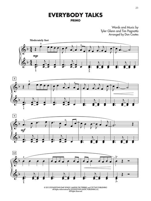 Current Hits for Two, Book 2 6 Graded Duets for Intermediate Pianists 二重奏 | 小雅音樂 Hsiaoya Music