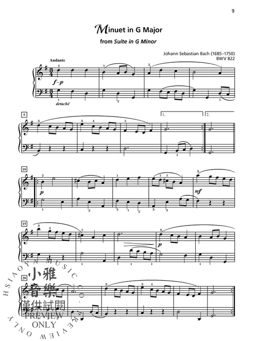 Classics for Students: Bach, Mozart & Beethoven, Book 1 Standard Repertoire for the Developing Pianist | 小雅音樂 Hsiaoya Music