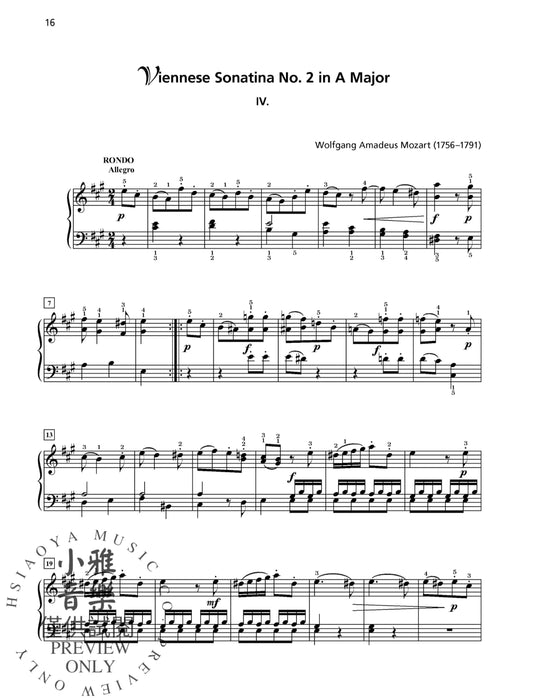 Classics for Students: Bach, Mozart & Beethoven, Book 3 Standard Repertoire for the Developing Pianist | 小雅音樂 Hsiaoya Music