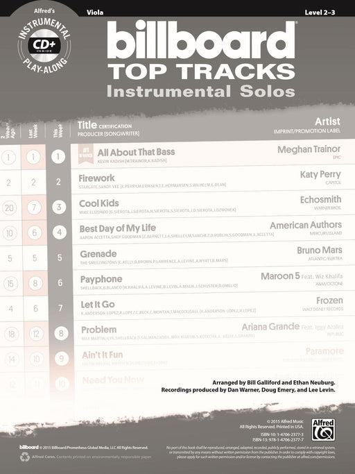 Billboard Top Tracks Instrumental Solos for Strings 獨奏 弦樂 | 小雅音樂 Hsiaoya Music