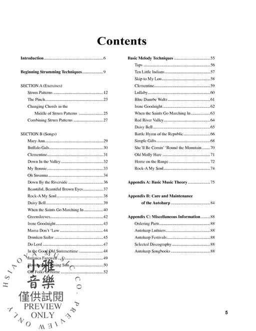 Beginning Autoharp Instruction Book | 小雅音樂 Hsiaoya Music