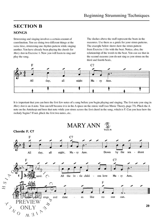 Beginning Autoharp Instruction Book | 小雅音樂 Hsiaoya Music