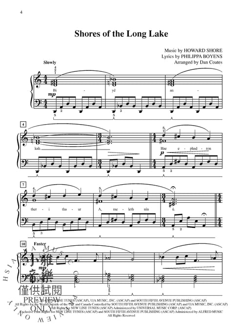 The Hobbit: The Battle of the Five Armies Easy Piano Selections from the Original Motion Picture Soundtrack 五人組 鋼琴 | 小雅音樂 Hsiaoya Music