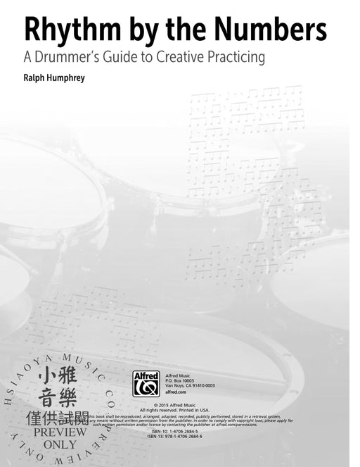 Rhythm by the Numbers A Drummer's Guide to Creative Practicing 節奏 | 小雅音樂 Hsiaoya Music