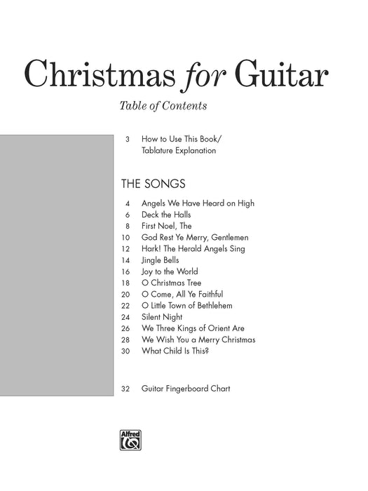 Christmas for Guitar: In TAB Solos and Duets with Optional Parts for C Instruments 吉他 獨奏 二重奏 | 小雅音樂 Hsiaoya Music