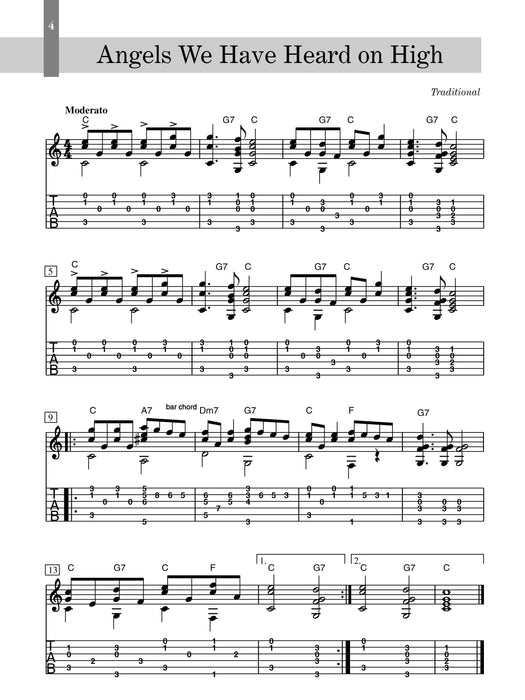 Christmas for Guitar: In TAB Solos and Duets with Optional Parts for C Instruments 吉他 獨奏 二重奏 | 小雅音樂 Hsiaoya Music