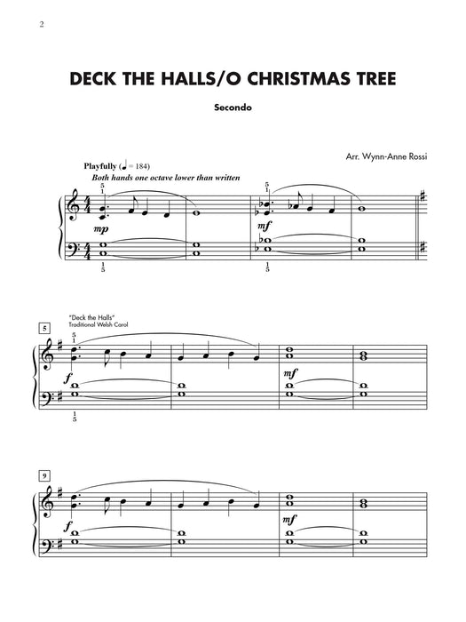 Christmas Medleys for Two, Book 1 4 Graded Duets for Late Elementary Pianists 組合曲 二重奏 | 小雅音樂 Hsiaoya Music