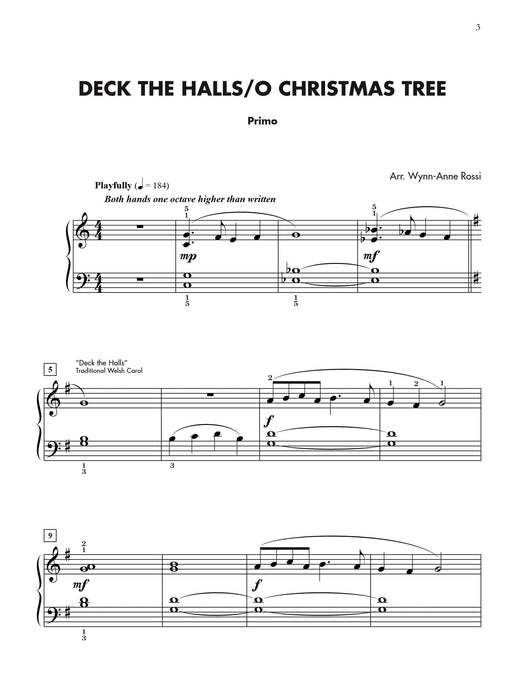 Christmas Medleys for Two, Book 1 4 Graded Duets for Late Elementary Pianists 組合曲 二重奏 | 小雅音樂 Hsiaoya Music