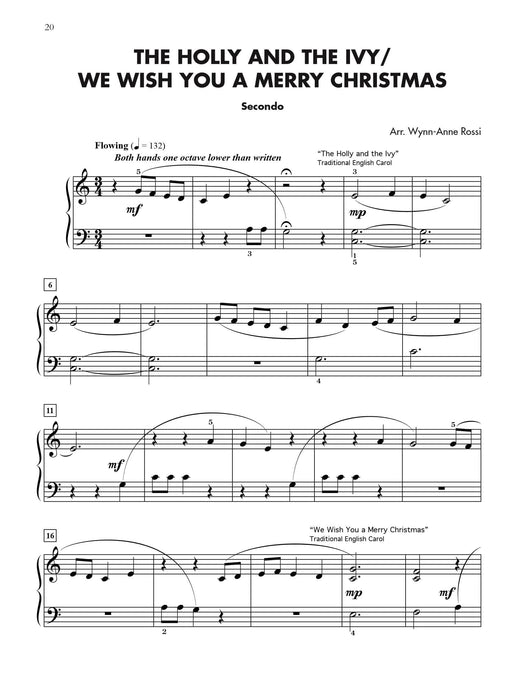 Christmas Medleys for Two, Book 1 4 Graded Duets for Late Elementary Pianists 組合曲 二重奏 | 小雅音樂 Hsiaoya Music