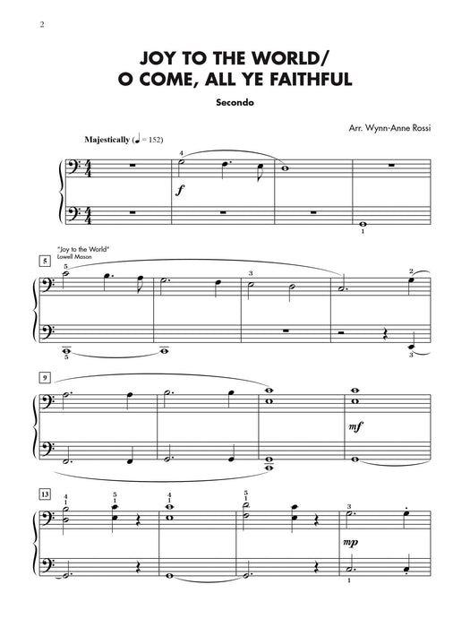 Christmas Medleys for Two, Book 2 4 Graded Duets for Early Intermediate Pianists 組合曲 二重奏 | 小雅音樂 Hsiaoya Music