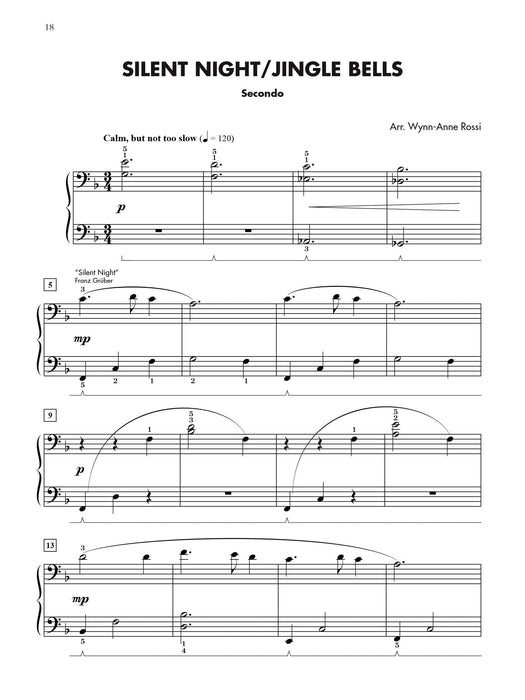 Christmas Medleys for Two, Book 2 4 Graded Duets for Early Intermediate Pianists 組合曲 二重奏 | 小雅音樂 Hsiaoya Music