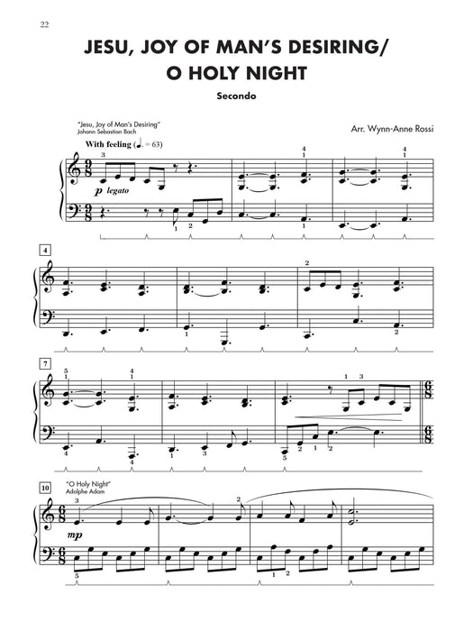 Christmas Medleys for Two, Book 3 4 Graded Duets for Intermediate Pianists 組合曲 二重奏 | 小雅音樂 Hsiaoya Music