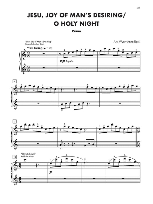 Christmas Medleys for Two, Book 3 4 Graded Duets for Intermediate Pianists 組合曲 二重奏 | 小雅音樂 Hsiaoya Music