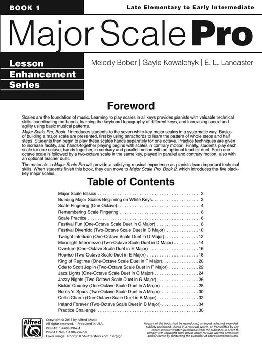 Major Scale Pro, Book 1 An Introduction to Major Scales Beginning on White Keys 音階 導奏 | 小雅音樂 Hsiaoya Music