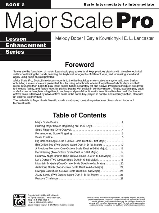 Major Scale Pro, Book 2 An Introduction to Major Scales Beginning on Black Keys 音階 導奏 | 小雅音樂 Hsiaoya Music