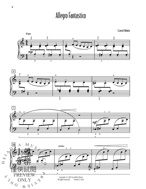 Carol Matz's Favorite Solos, Book 3 8 of Her Original Piano Solos 耶誕頌歌 獨奏 鋼琴 獨奏 | 小雅音樂 Hsiaoya Music