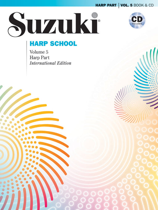Suzuki Harp School Harp Part & CD, Volume 5 International Edition 豎琴豎琴 | 小雅音樂 Hsiaoya Music