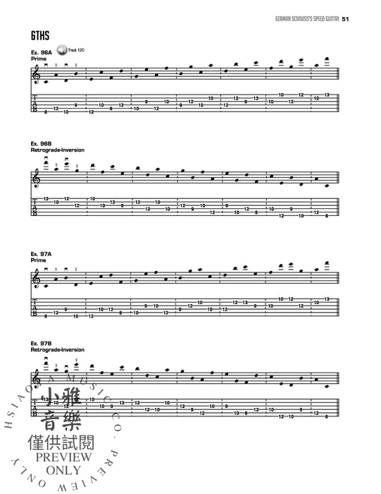German Schauss's Speed Guitar Learn Lightning Fast Alternate Picking and Coordination 吉他 | 小雅音樂 Hsiaoya Music