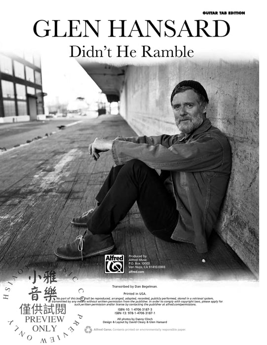 Glen Hansard: Didn't He Ramble | 小雅音樂 Hsiaoya Music