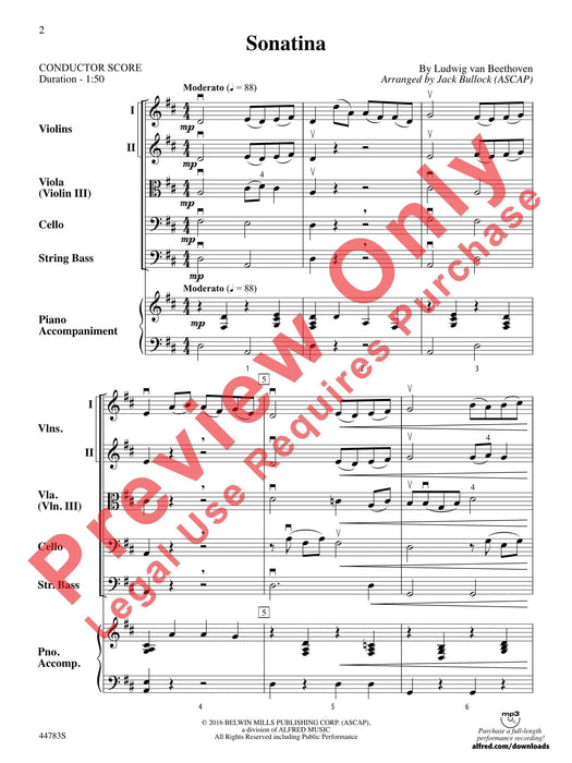 Sonatina 貝多芬 小奏鳴曲 總譜 | 小雅音樂 Hsiaoya Music
