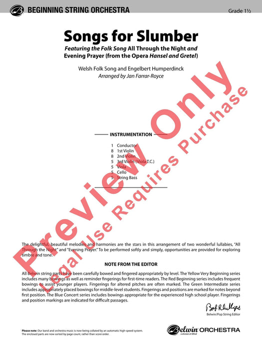 Songs for Slumber Featuring "All Through the Night" and "Evening Prayer" from the Opera Hansel and Gretel 歌劇韓賽兒與葛麗特 總譜 | 小雅音樂 Hsiaoya Music