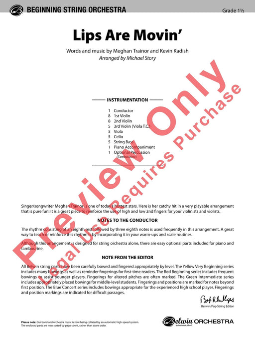 Lips Are Movin' 總譜 | 小雅音樂 Hsiaoya Music