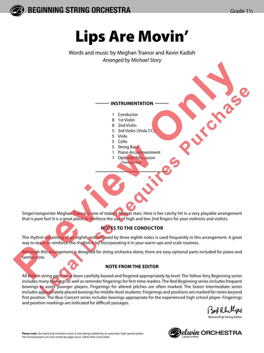 Lips Are Movin' 總譜 | 小雅音樂 Hsiaoya Music