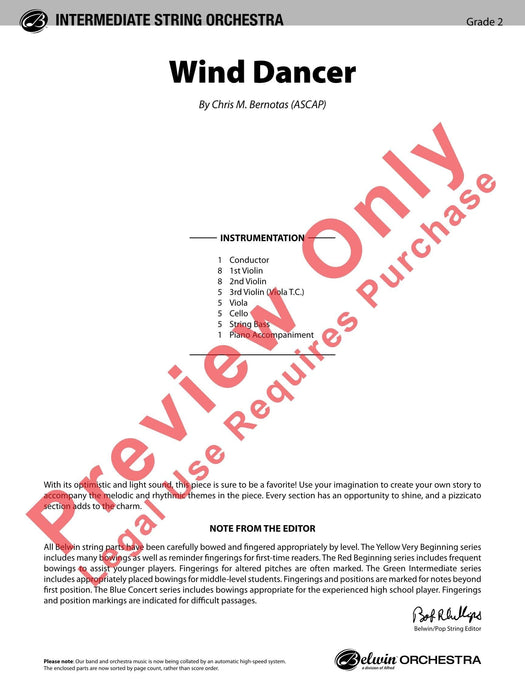 Wind Dancer 管樂舞曲 總譜 | 小雅音樂 Hsiaoya Music