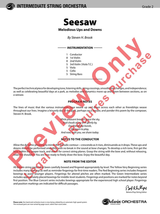 Seesaw Melodious Ups and Downs 總譜 | 小雅音樂 Hsiaoya Music