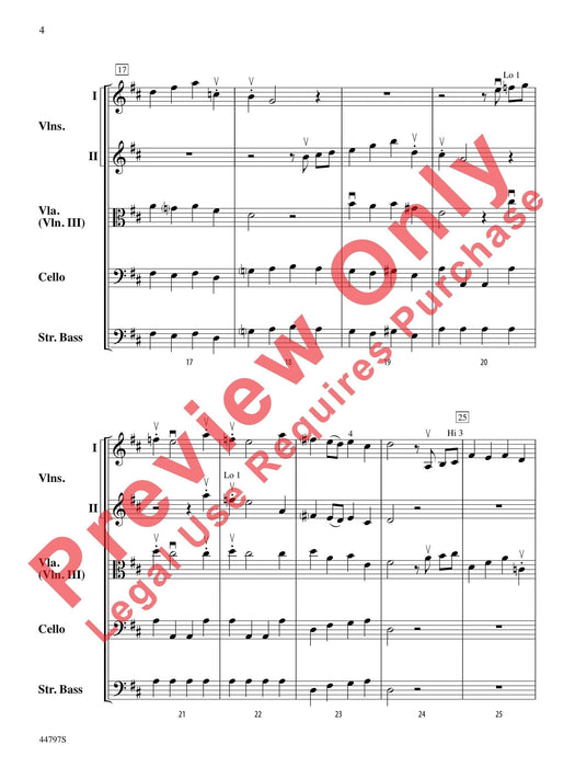 Sinfonia for Strings, No. 1 韋瓦第 交響曲 弦樂 總譜 | 小雅音樂 Hsiaoya Music