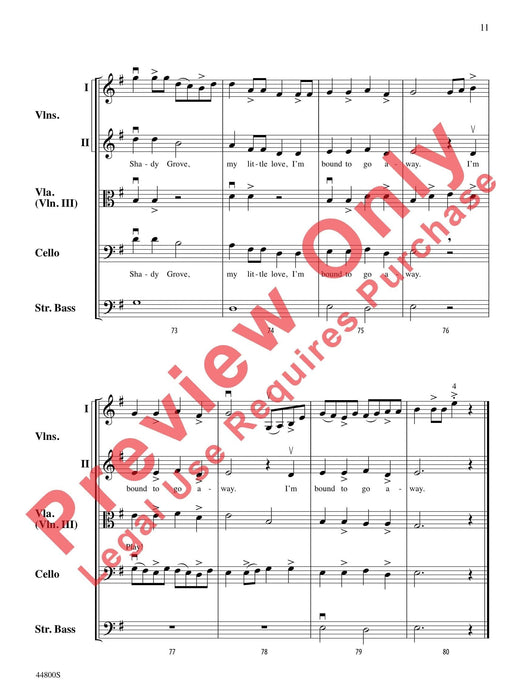 Shady Grove 總譜 | 小雅音樂 Hsiaoya Music