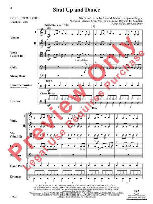 Shut Up and Dance As Performed by Walk the Moon 舞曲 總譜 | 小雅音樂 Hsiaoya Music