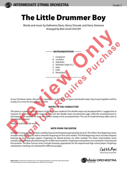 The Little Drummer Boy 總譜 | 小雅音樂 Hsiaoya Music