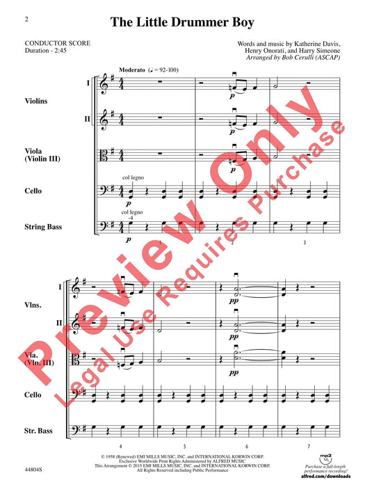 The Little Drummer Boy 總譜 | 小雅音樂 Hsiaoya Music