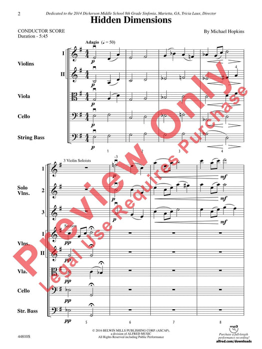 Hidden Dimensions 總譜 | 小雅音樂 Hsiaoya Music