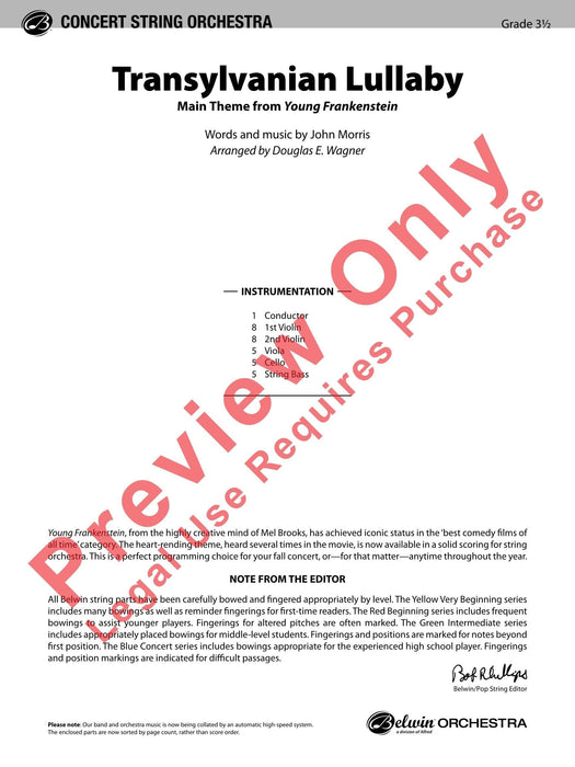 Transylvanian Lullaby Main Theme from Young Frankenstein 搖籃曲 主題 | 小雅音樂 Hsiaoya Music